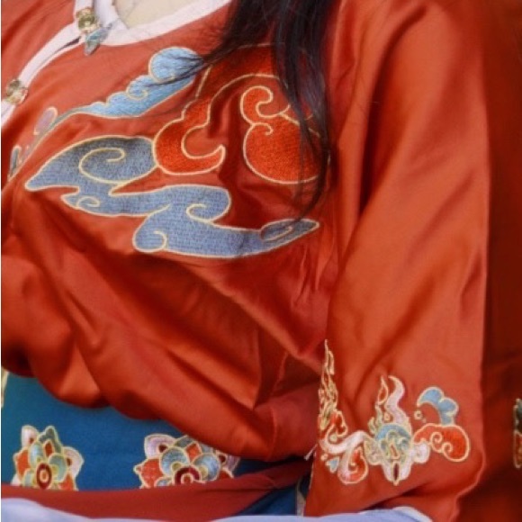 red green hanfu - Picture 3 of 5